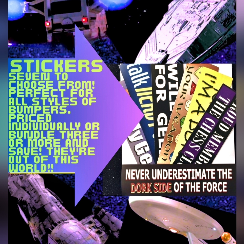 👽Will Freak For Geek Sticker - Picture 6 of 6